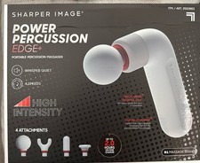 Sharper Image Compact Sport Power Percussion Portable Deep Tissue Massager NEW