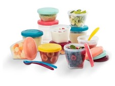 baby food storage containers, weaning pots - 3x120ml 3x180ml 6×250ml 3xSpoons
