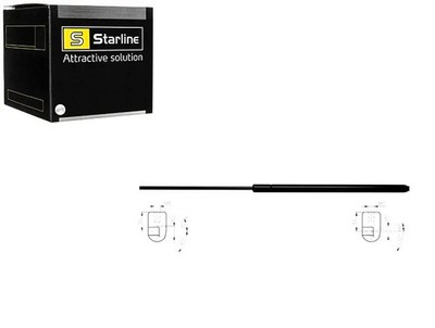 Motorhauben-Gasfeder 42.96.805 STARLINE