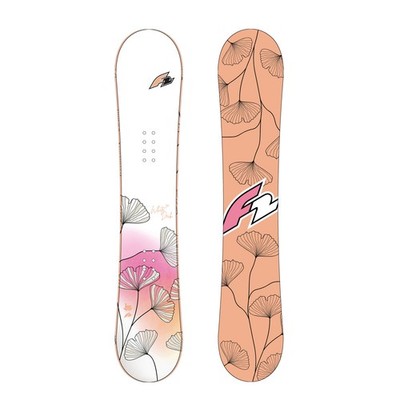 F2 Damen Snowboard White Deck Freeride Größe wählbar Weiß 2025