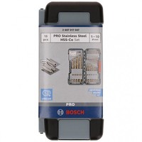 Bosch Metallbohrer-Set Hss-Co Toughbox, DIN 338, 135°, 18-Tlg., 1 - 10 Mm