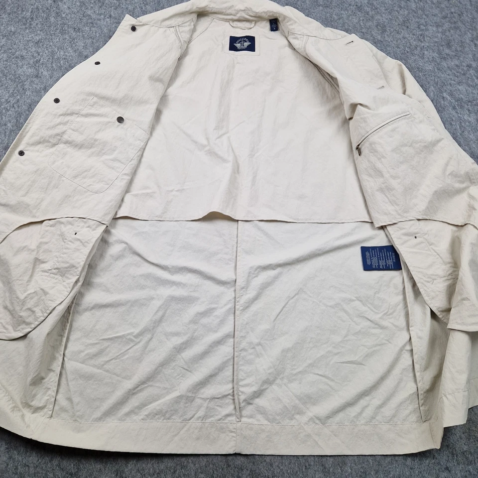 Dockers куртка мужская большой бежевый Mac пальто легкий Smart повседневный офис новый с Ярлыками - Изображение 2 из 4