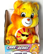 Care Bears Funshine Bear Plush Bright Orange  Yellow Basic Fun 2024 Brand New