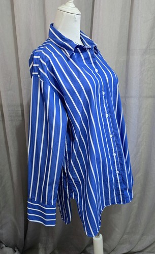 Witchery Shirt s.14 Longsleeve Blue & White Striped - Foto 5 di 12