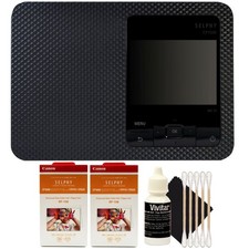 Canon SELPHY CP1500 Photo Printer Black  2x RP-108 Color Ink Set Bundle
