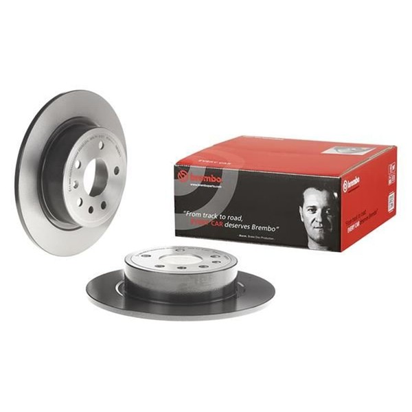 2X Brembo Bremsscheiben 286Mm Voll Hinten Passend FÜR Saab 9-5-image