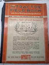 Tractor Field Book Power Farm Equipment Specifications Implement News 1942 1943