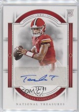 2024 National Treasures Collegiate Silver 29/49 Taulia Tagovailoa Auto 19fe