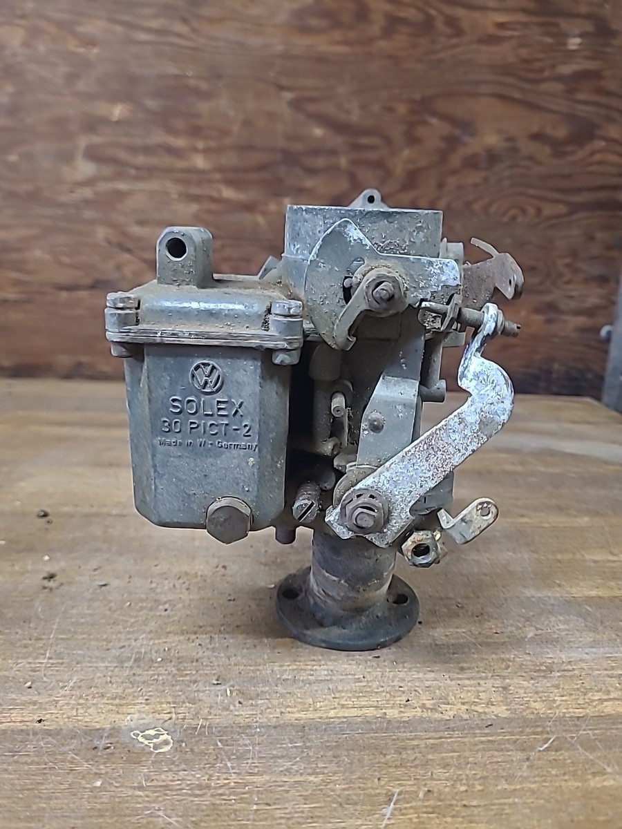 VW VOLKSWAGEN CARBURETOR - SOLEX 30 PICT-2 - PARTS OR REBUILD | eBay