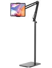 Tablet Floor Stand, 360-degree Rotatable Metal Tablet Stand Holder, Adjustabl...