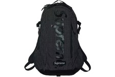 Supreme Black 3M Reflective Backpack SS24 - New With Tags Authentic