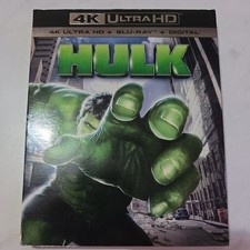 Hulk 4k (Ultra HD, 2003) with rare OOP slipcover No Digital