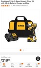 ⭐️NEW⭐️ DeWalt 20V MAX XR DCF845P1 1/4" Impact Driver Kit