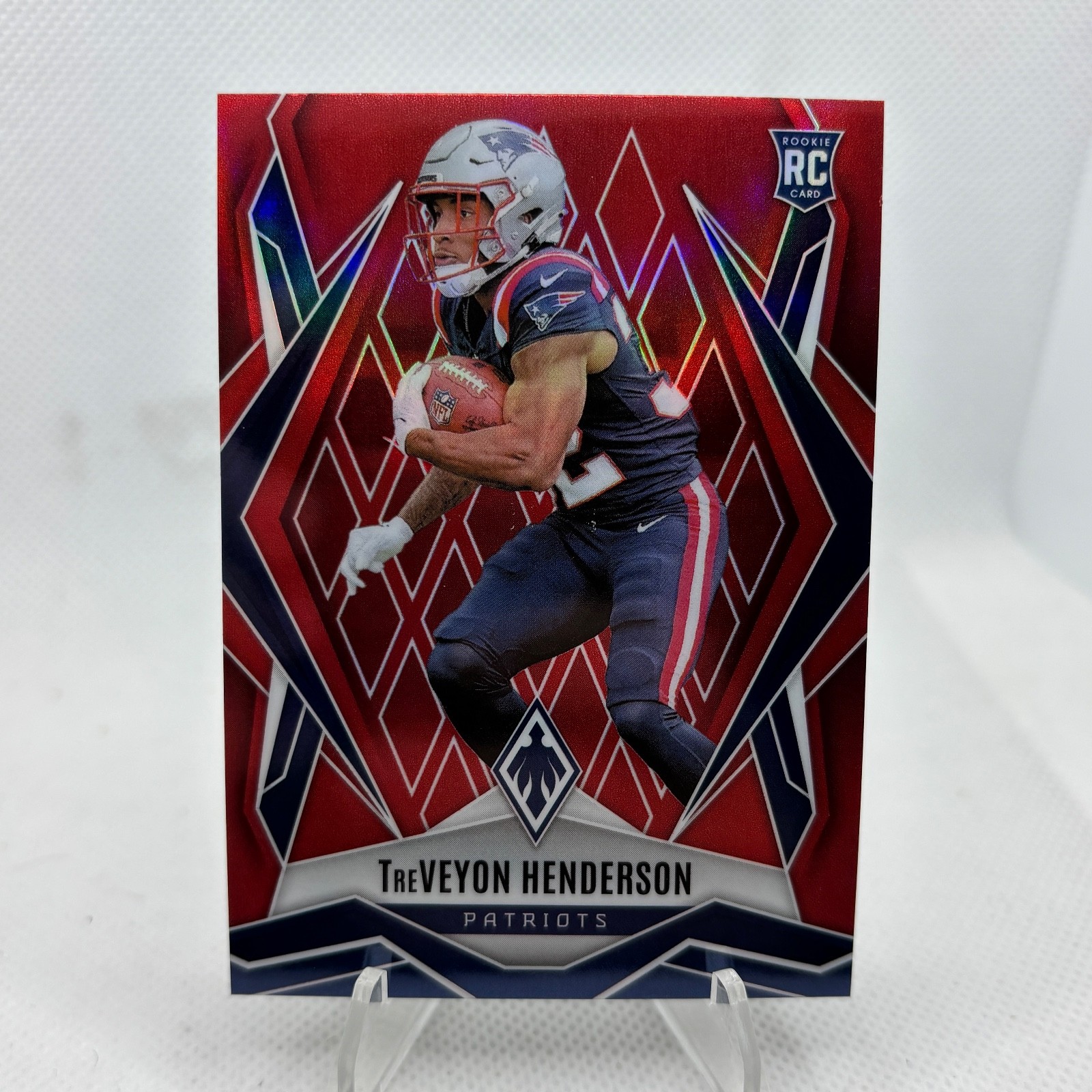 2025 Phoenix TREVEYON HENDERSON Rookie Red Prizm /99 #187 Patriots