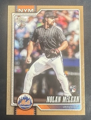 2026 Topps Series 1 - Nolan McLean #214 Gold /2026 (RC) SUPER CLEAN   