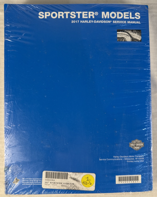 2017 HARLEY DAVIDSON SERVICE MANUAL SPORTSTER MODELS 94000384 | eBay