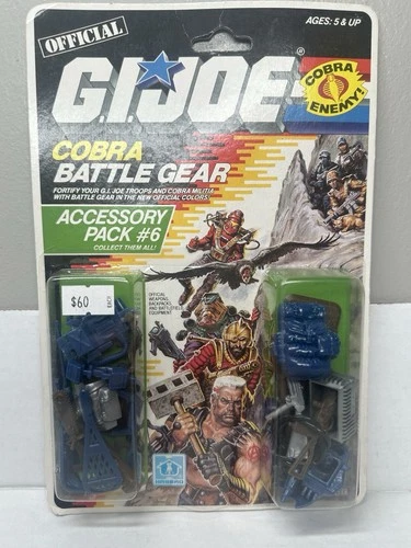 1987 GI Joe Cobra Battle Gear Accessory Pack #6 MOC ARAH Vintage