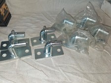 5/8 Zoll Drehtorbefestigungsstifte zum Anschrauben, 8 Stück, Zinkstahl, Bauernhof, Vieh, Garten