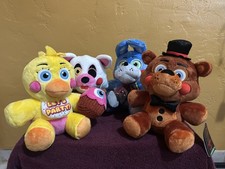 Five Nights At Freddy's FNAF Jazwares Wave 2 Plush Set Of 4 With Tags