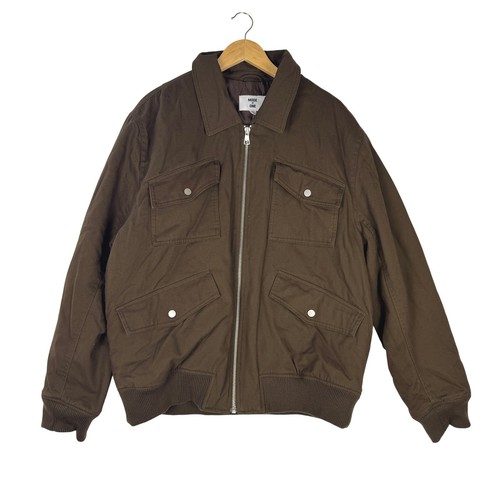 Chaqueta Bomber Multi Bolsillo Para Hombres Mode of One Marrón Nogal Oscuro XL 100194438MN