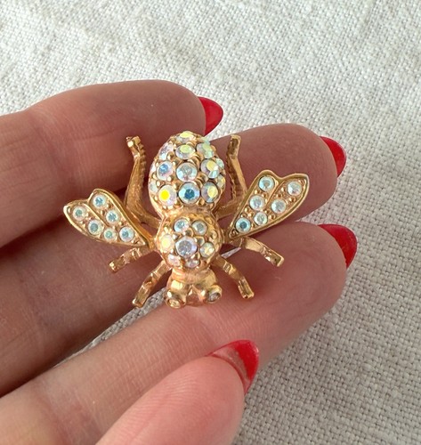 Joan Rivers Rhinestone bee brooch pin collection x8 - Picture 3 of 12