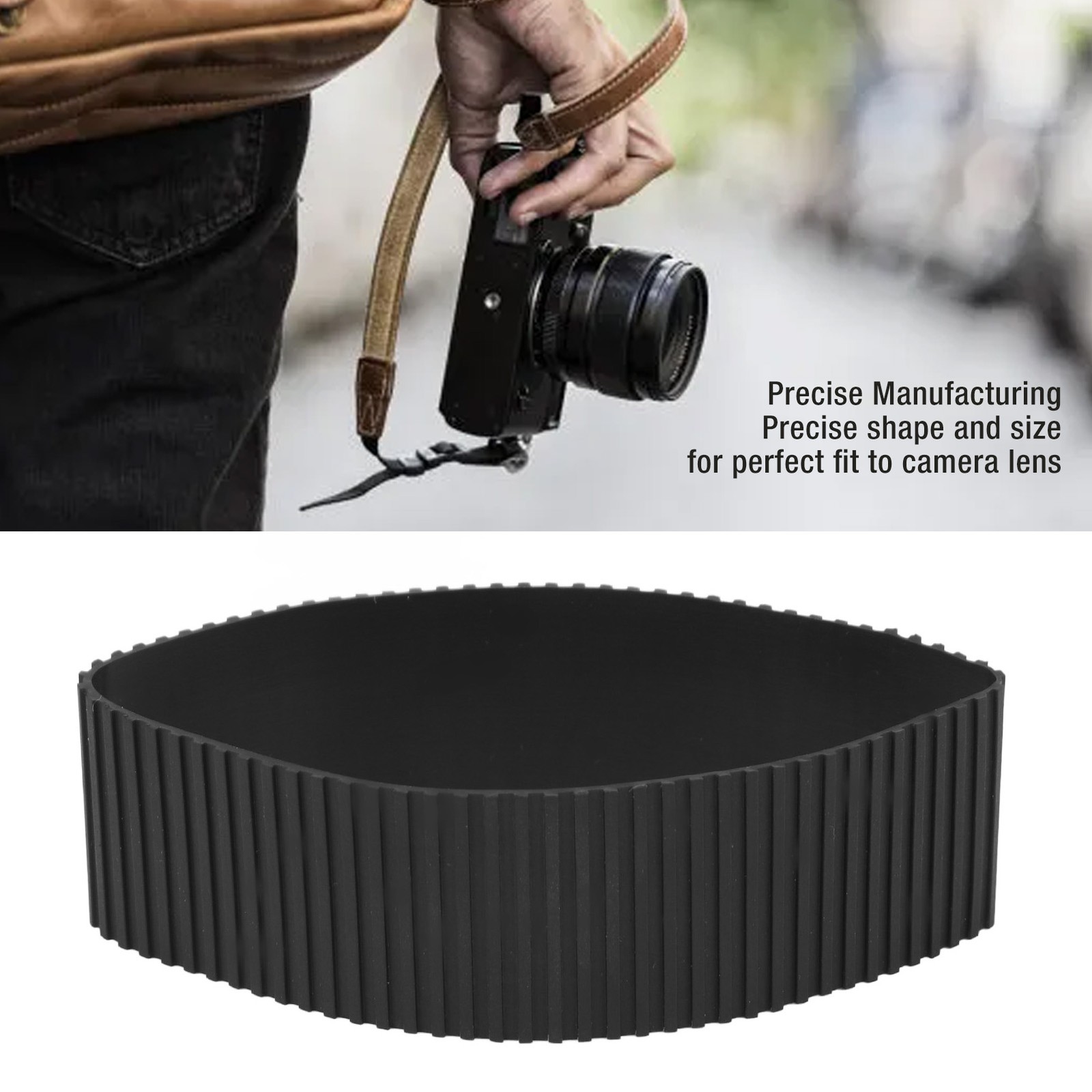 Lens Zoom Grip Rubber Ring Replacement Part Lens Grip Rubber Circle For 24 To