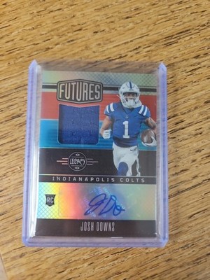 2023 Panini Legacy - Futures Patch Autographs Josh Downs #FAPS 25 /249 ( RC)