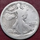 1916 S Walking Liberty Half Dollar 50c Circulated Details #102344