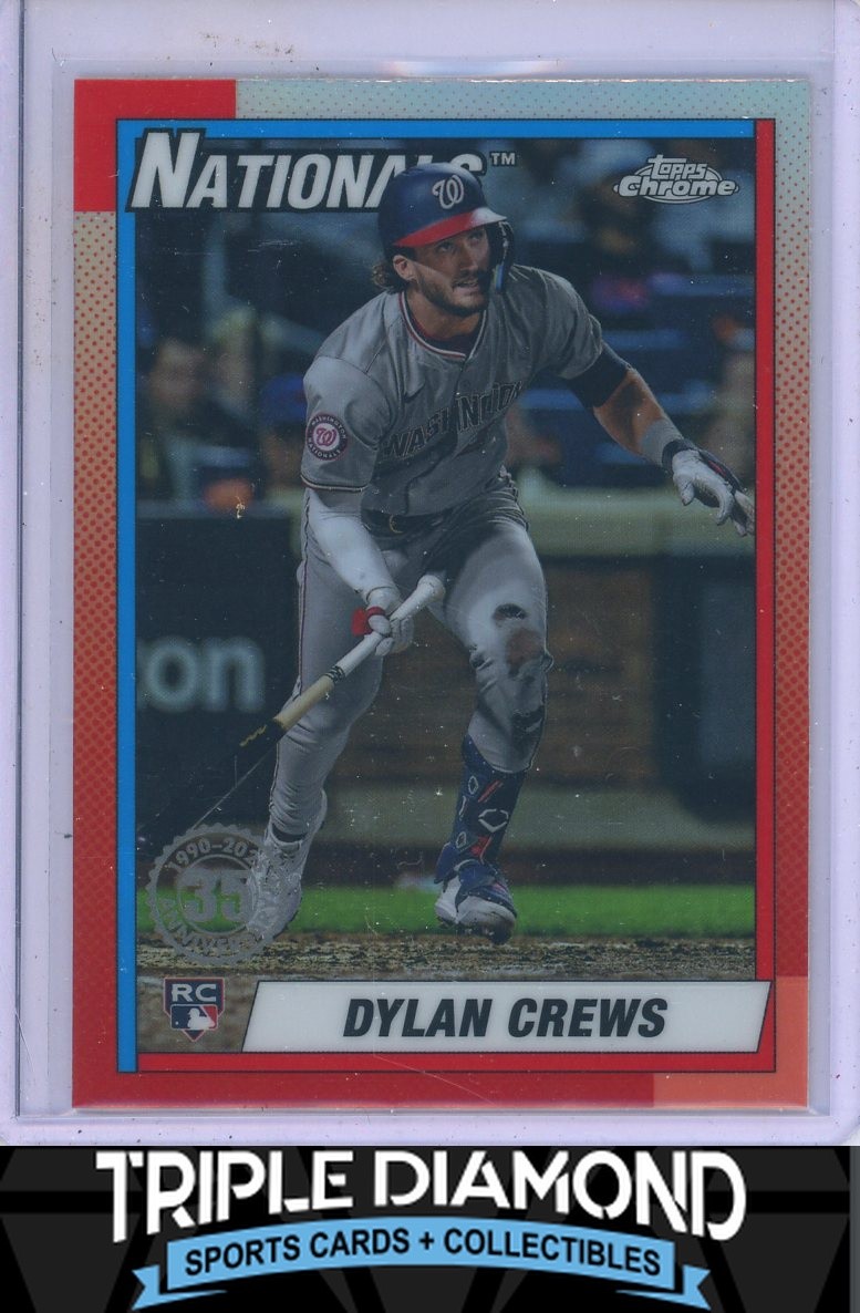 2025 Topps Chrome Dylan Crews Rookie 1990 Topps Chrome Nations S767