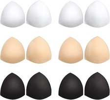 Awpeye Bra Pads Inserts 6 Pairs, Bra Cups Inserts, Removable Breast Enhancers In