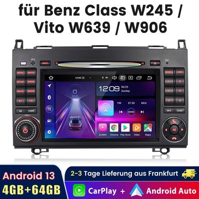 DAB+ CD DVD Autoradio Für Mercedes-Benz A/B Klasse/Vito W169 W639 W245 GPS Navi