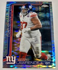 2025 Topps Chrome Football DEXTER LAWRENCE New York Giants Pulsar Refractor 230