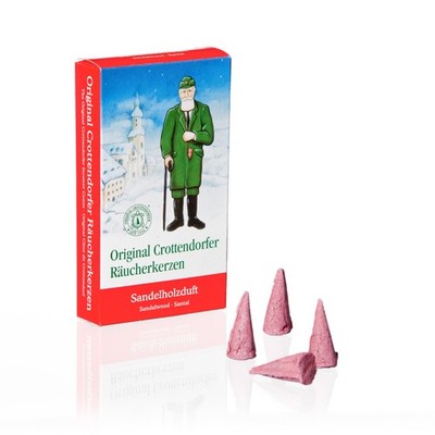 Original Crottendorfer Räucherkerzen - Sandelholzduft - 24 Stück