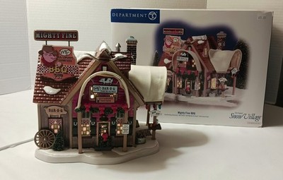 Department 56 Mighty Fine BBQ Snow Village 56.55613 Retired In Box 2006
