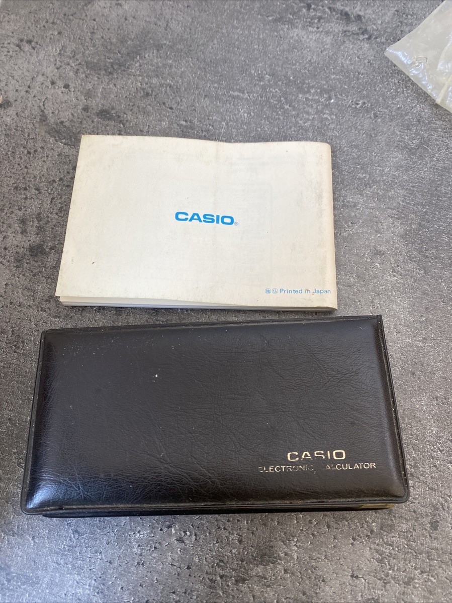 ANCIENNE CALCULATRICE CASIO Mélody 80 Avec Notice Clavier Musical A Réviser EUR 39,90 - FR
