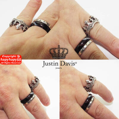 男の子向けプレゼント集結 Justin Davis Palace Crown Ring No13 Silver 925 Vivienne 指輪