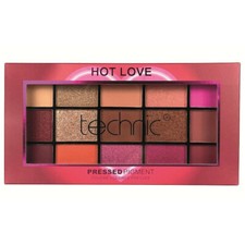 Technic Pressed Pigment Eyeshadow Palette Mix of 15 Matte & Shimmer colours