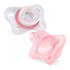 2pc Pack PHYSIOFORMA Dual Soft Rubber 2-6m Silicone Clear Pink