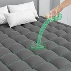 Extra Thick Waterproof Mattress Pad Deep Pocket Cooling Quilted Fitted Pillowtop