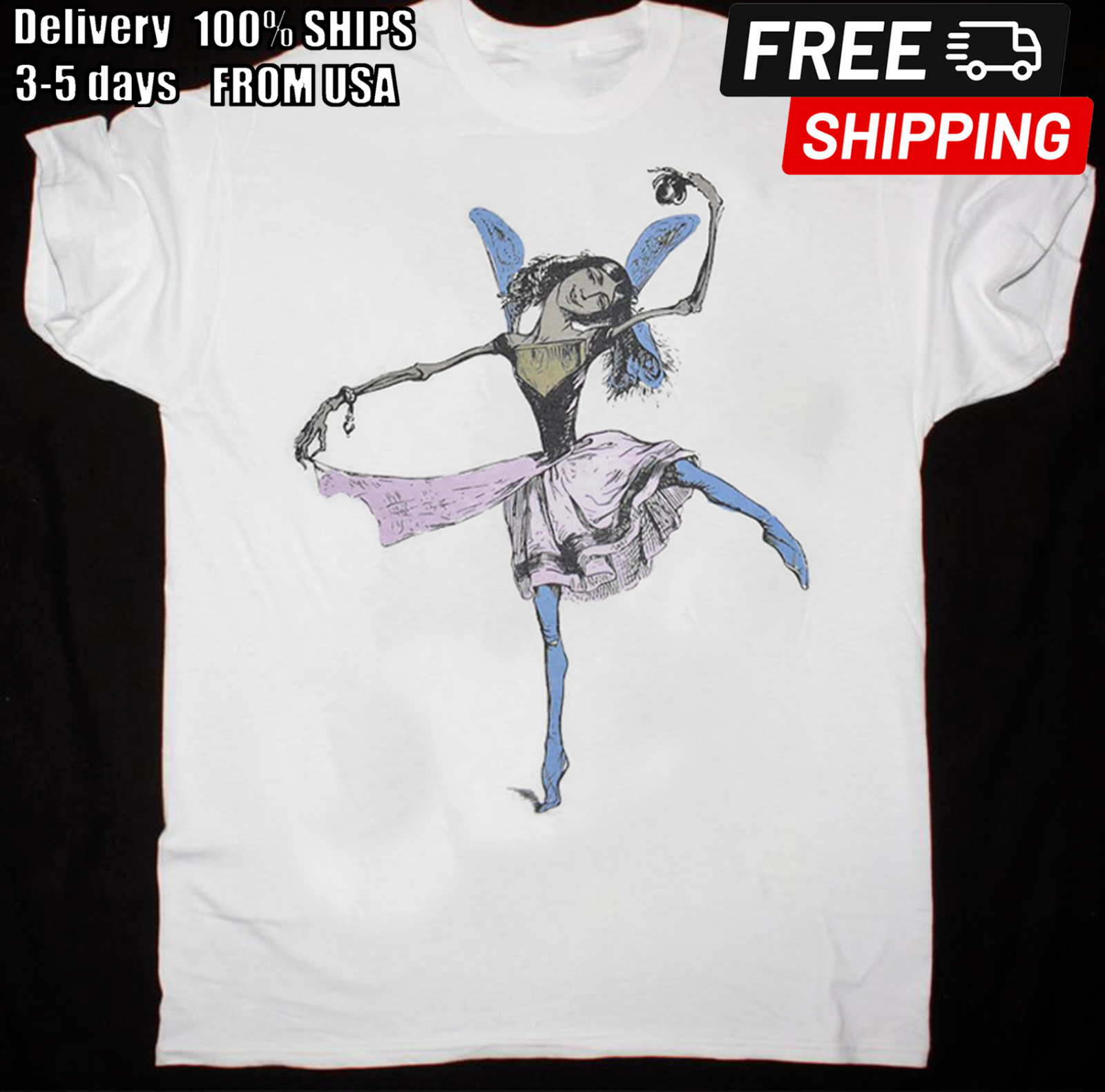 1996 ALICE IN CHAINS dancing T-shirt White Short sleeve S to 5Xl