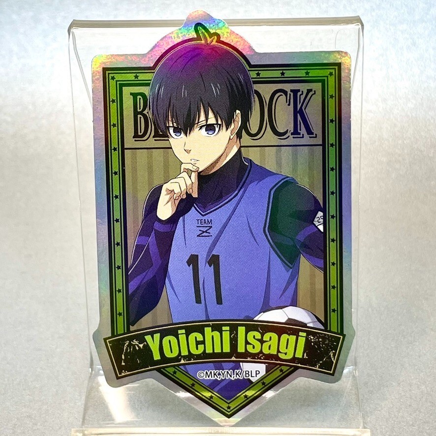 セル画 GOODLOOK Yoichi Isagi Aurora Seal Sticker Blue Lock TCG Shonen