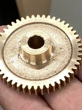 BOSTON GEAR Y-2448 BRONZE SPUR GEAR FOR CLOCKS ETC. 24 PITCH 48 TEETH 3/8” BORE