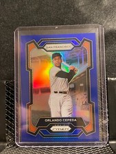 Orlando Cepeda 2024 Prizm Blue Prizm #62/199 - Giants