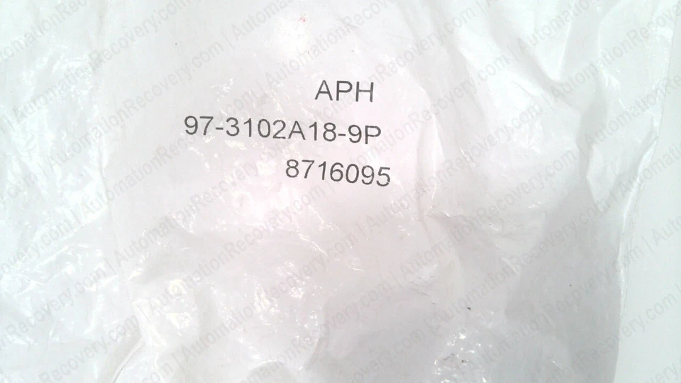 AMPHENOL 97-3102A18-9P - PACK OF 6, CIRCULAR MIL CONNECTOR - SIZE 18, NE #336913 - Image 4 of 4