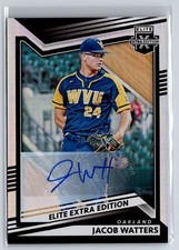 2022 Elite Extra Edition Signatures #124 Jacob Watters Auto Oakland A's