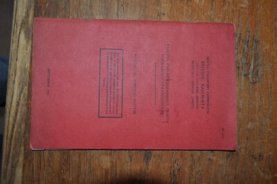 BR Parcels  forwarding arrangements book - Numerical sorting system