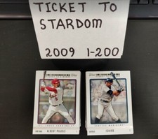 2009 Ticket to Stardom Complete Set 1-200