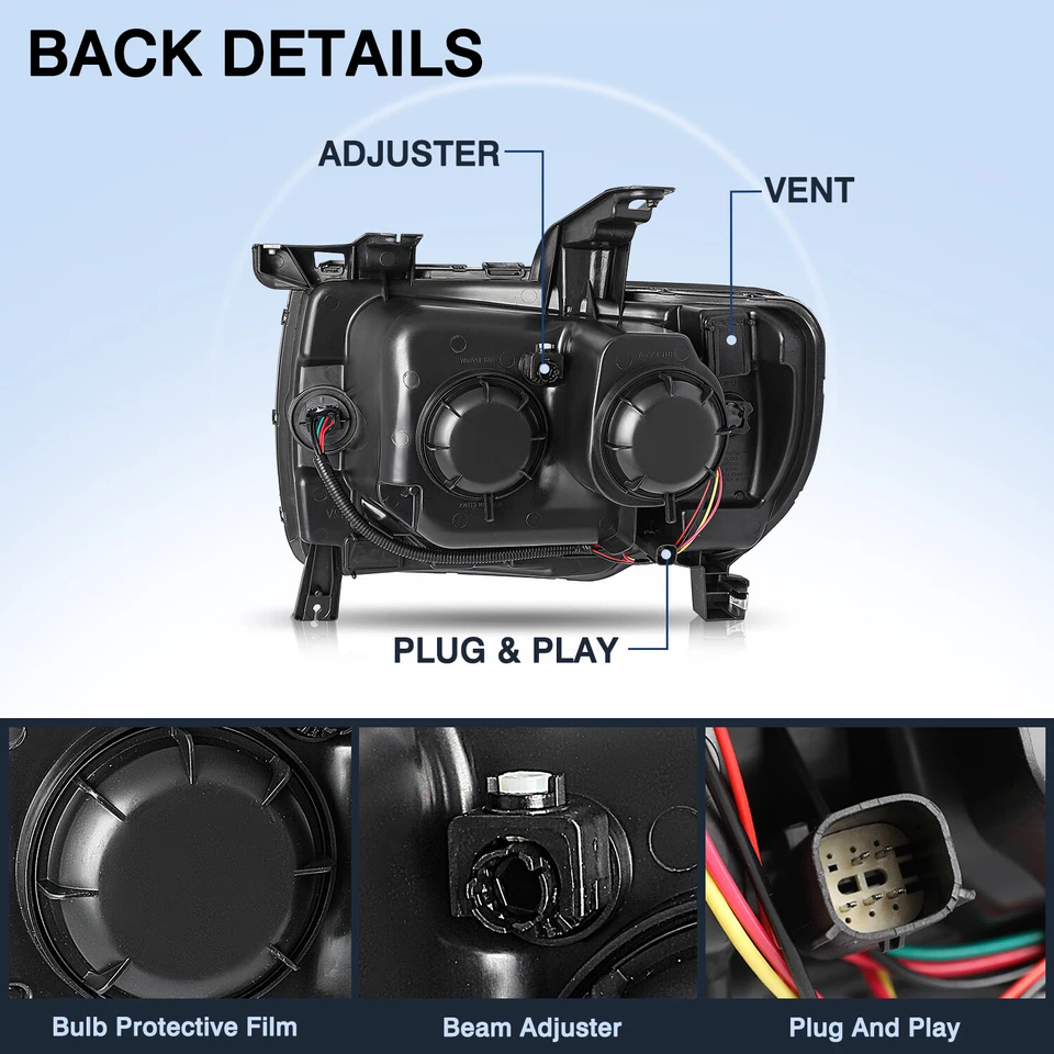 Фара в сборе прожекторная для GMC Canyon 2015-2022 годов выпуска правая со стороны пассажира - Изображение 4 из 4