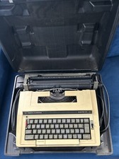 Smith-Corona Electra XT Portable Electric Typewriter Vintage w/Case Works thumbnail