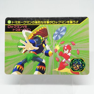 Mega Man vs Tomahawk Man MegaMan 6 Karten CAPCOM Spiel JAPAN SPIEL
